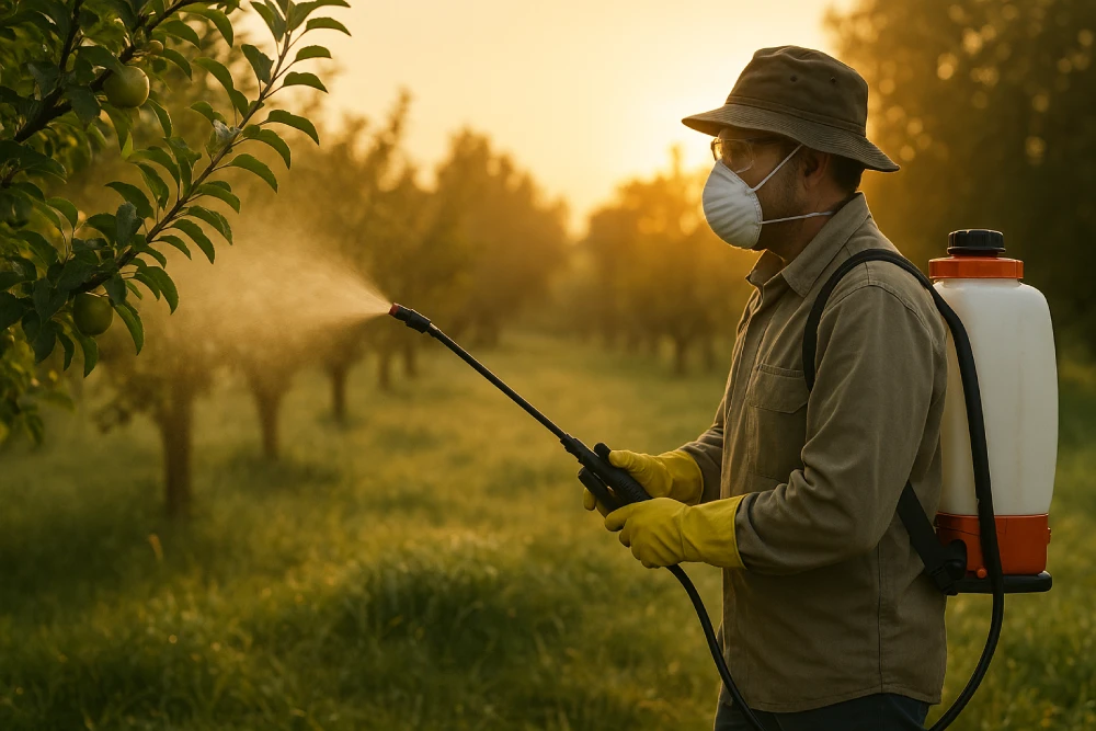 زمان سم پاشی درخت