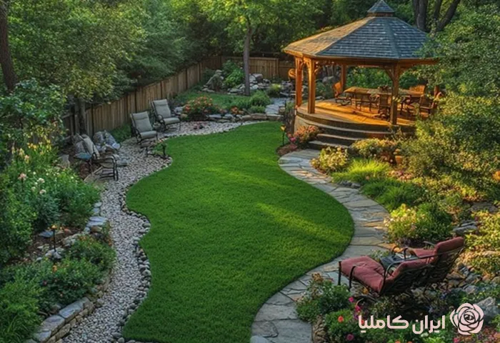 محوطه سازی باغ ویلا