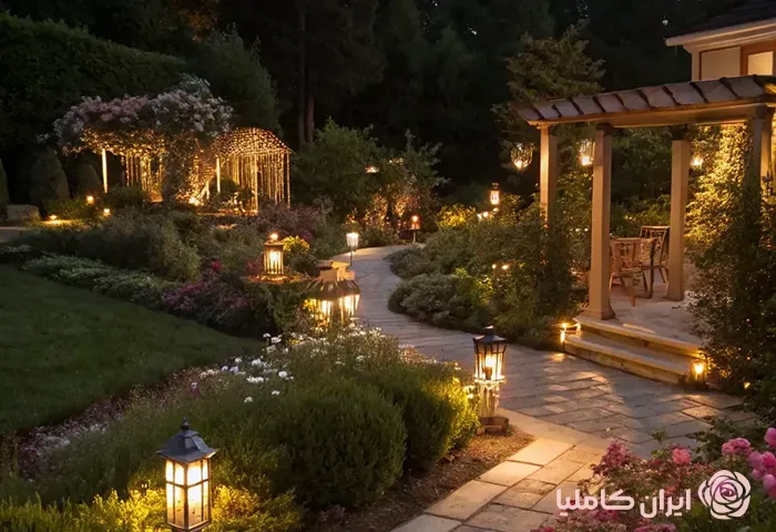 محوطه سازی باغ ویلا