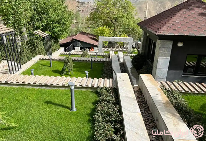 ساخت محوطه سبز ساختمان