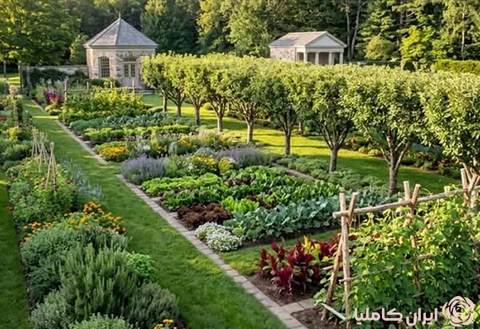 محوطه سازی ویلا مدرن