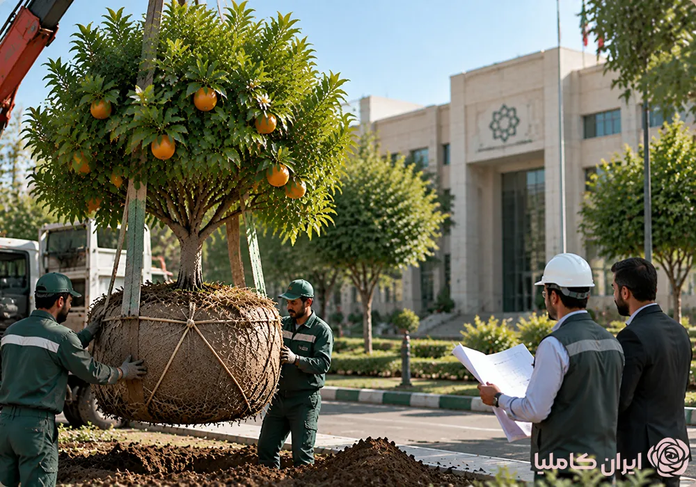 بهترین فصل جابجایی درخت نارنج