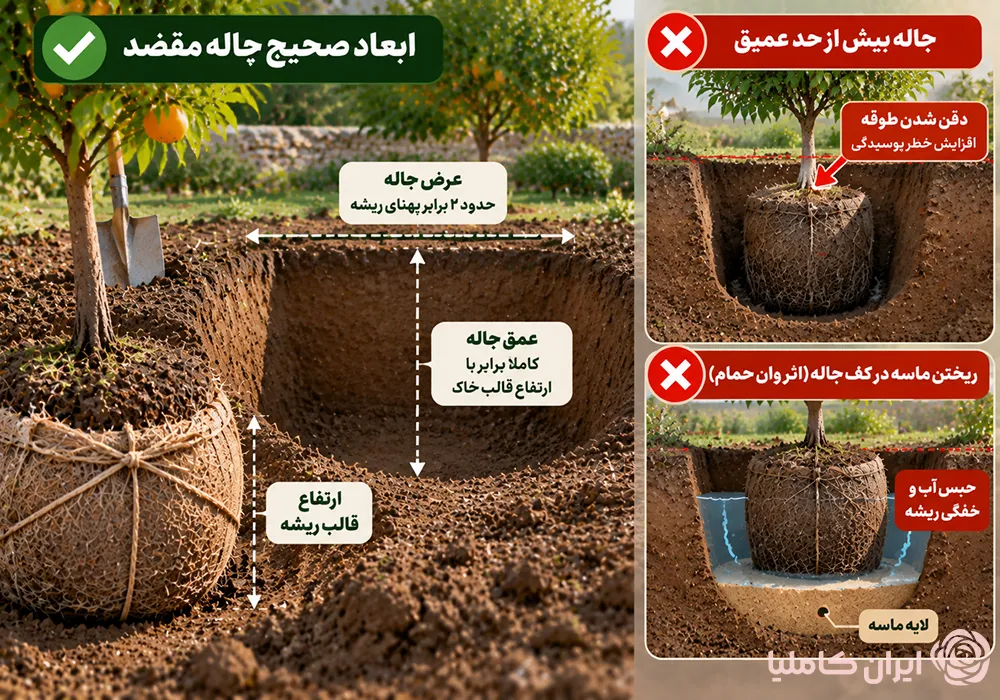 بهترین زمان جابجایی درخت نارنج