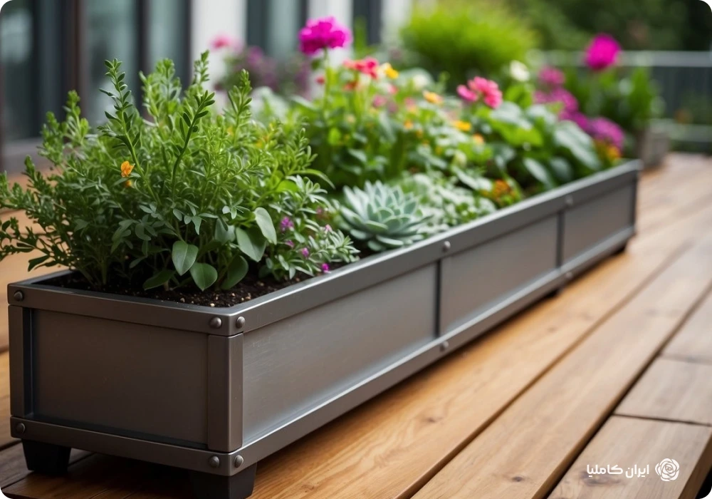 فلاور باکس فلزی 